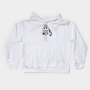 Cute skeletons doodle style Kids Hoodie